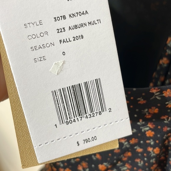 Michael Kors Collection Auburn Multi Vintage Floral Silk Tank Top size 0 - Picture 11 of 11